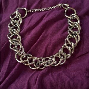 Elegant Silver Chain Necklace